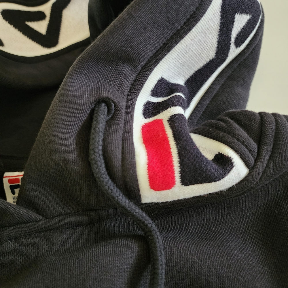 FILA Black Hoodie Sweater - Picture 7 of 9